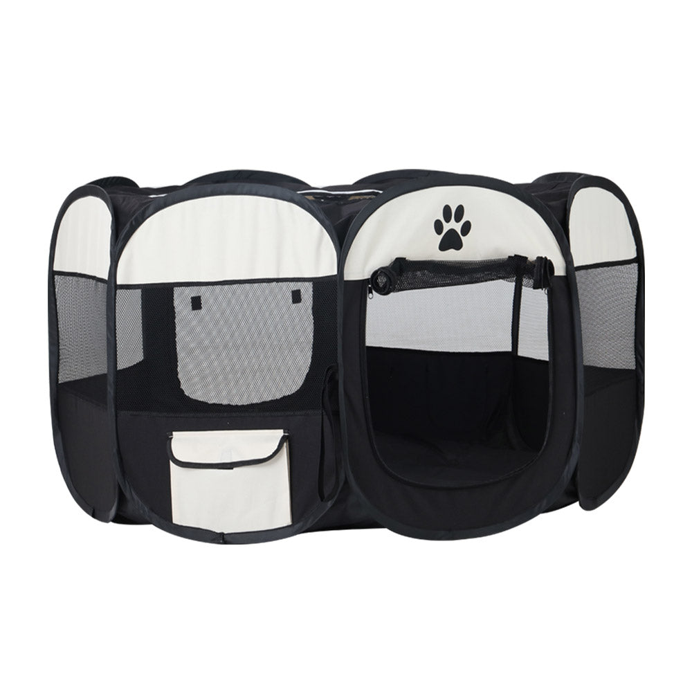 i.Pet Pet Dog Playpen Enclosure Crate 8 Panel Play Pen Tent Bag Fence Puppy XL