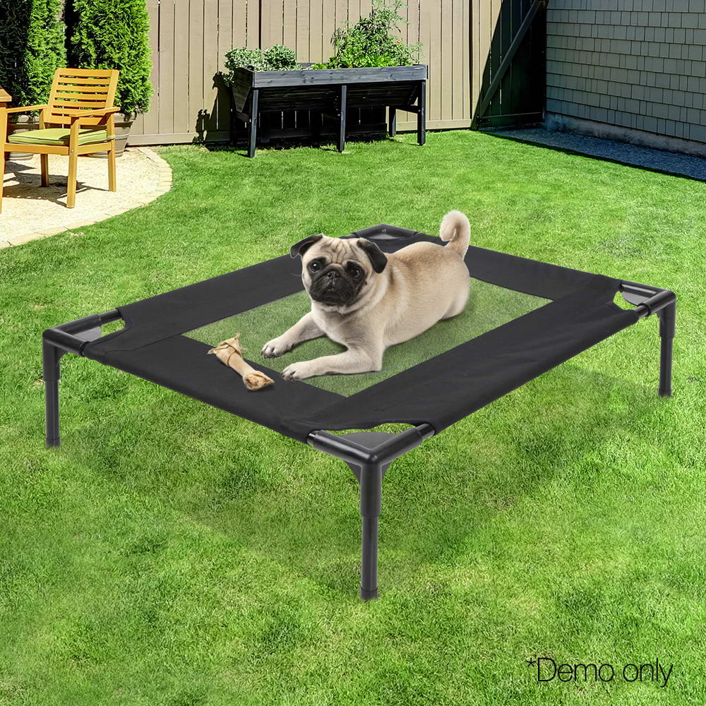 i.Pet Medium Mesh Pet Trampoline - Black