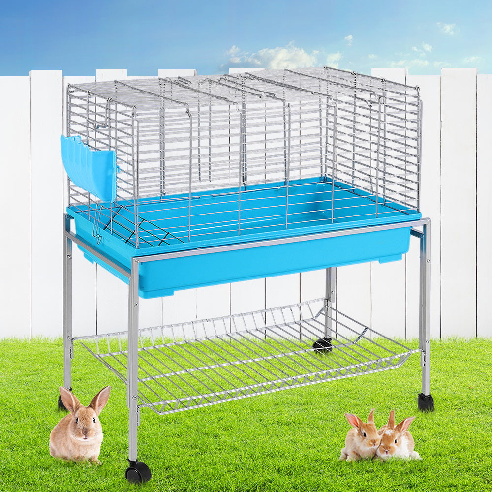 Rabbit clearance hutch blue