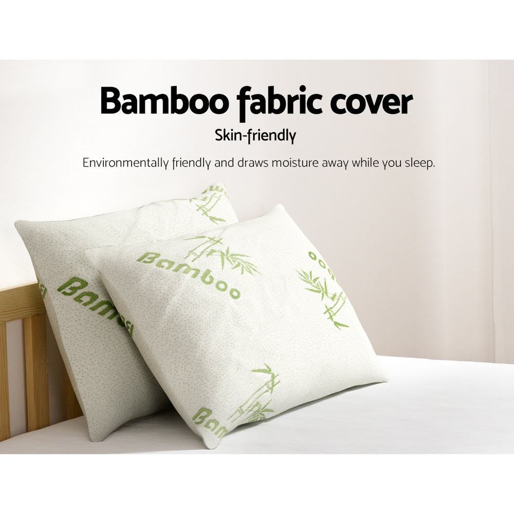 Bamboo bed pillows best sale