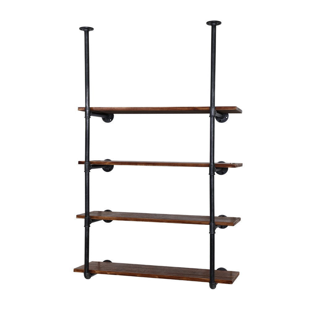 Artiss Wall Display Shelves Industrial Bookshelf DIY Pipe Shelf Rustic Brackets