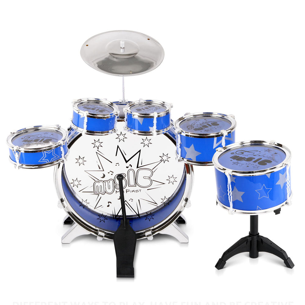 Keezi 11 Piece Kids Drum Set