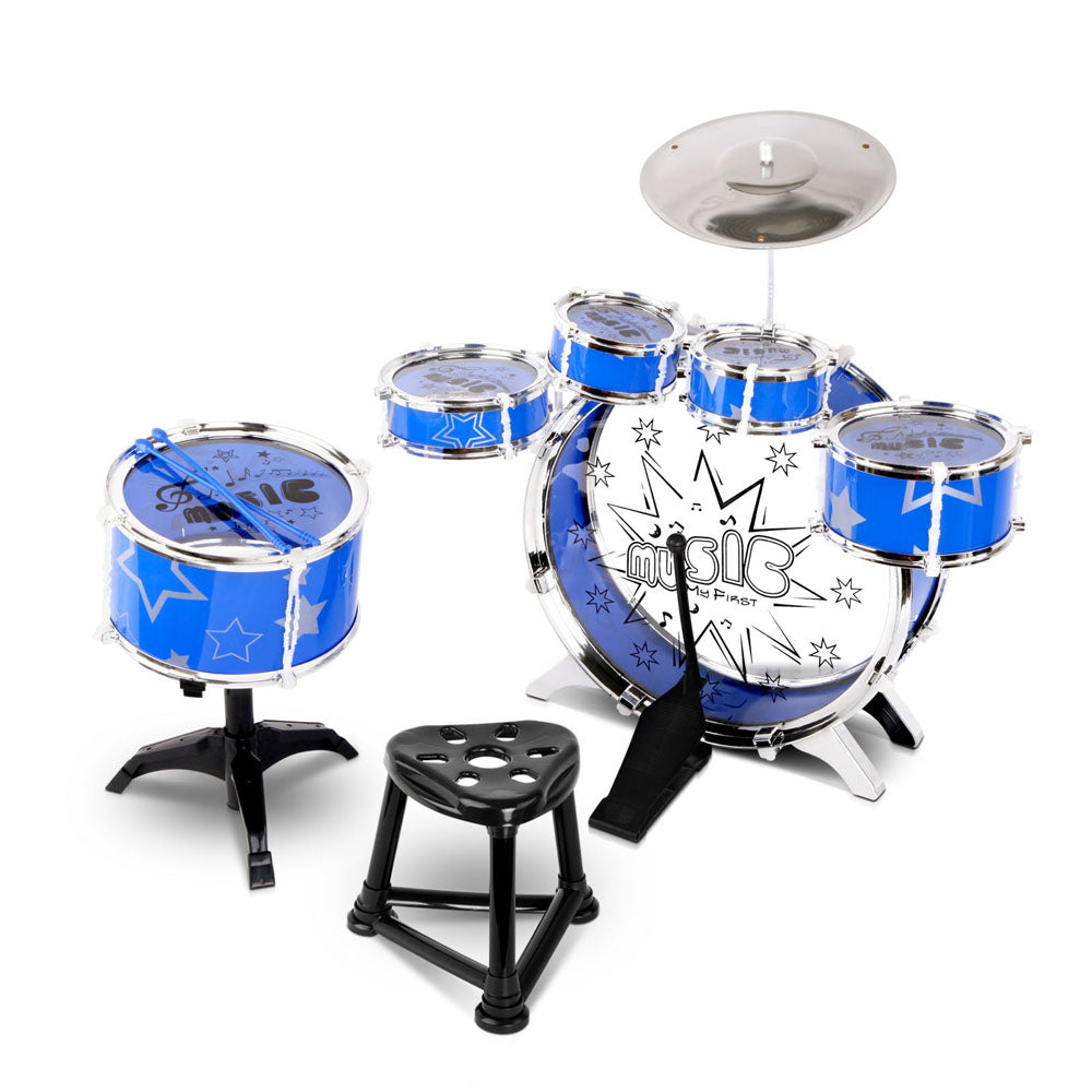 Keezi 11 Piece Kids Drum Set