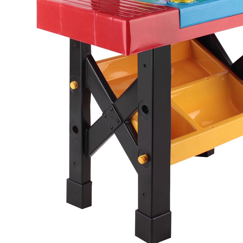 Keezi 52 Piece Kids Workbench Set - Black