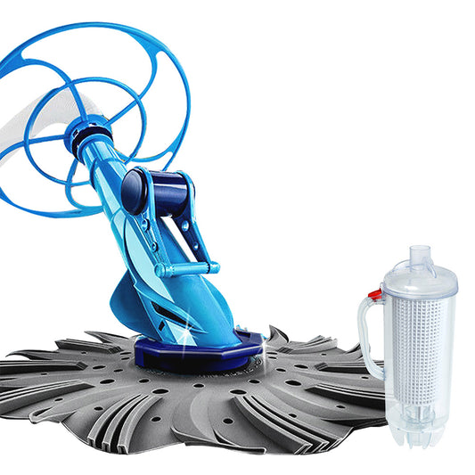 Aquabuddy Swimming Pool Cleaner Floor Climb Wall Automatic Hose Leaf Catcher