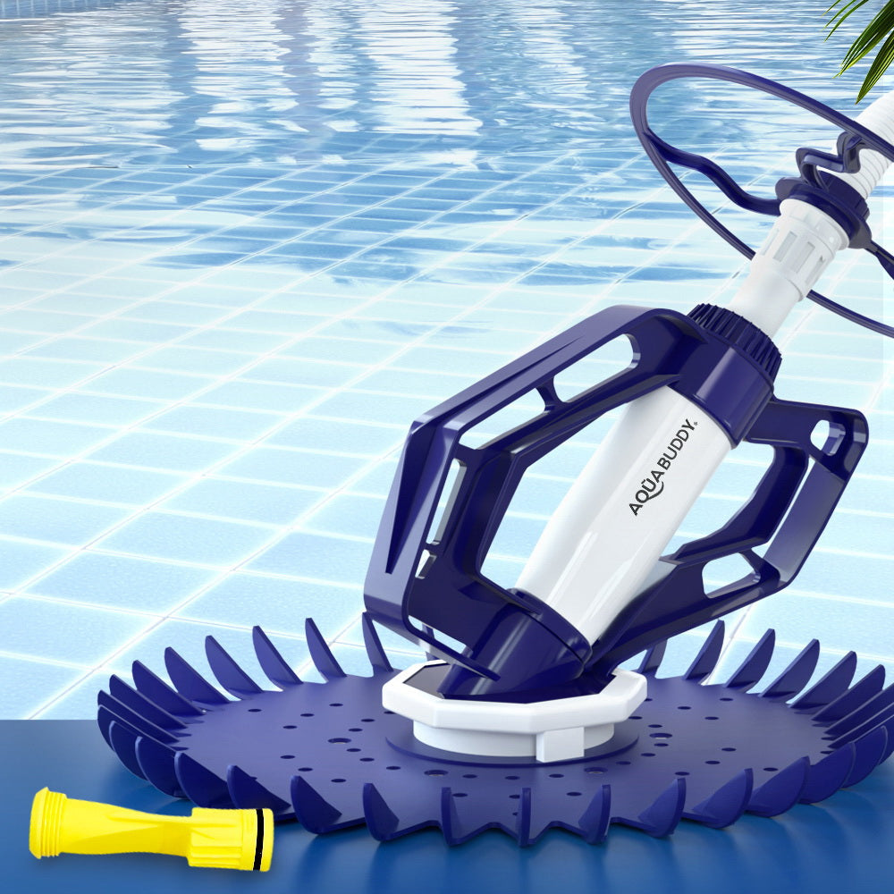 Aqua Buddy Pool Cleaner Automatic Vacuum Floor Climb Suction Swimming Hose 10M