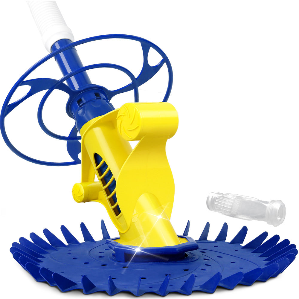 Aquabuddy Pool Cleaner Swimming Cleaning Automatic Floor Climb Wall Yellow And Blue