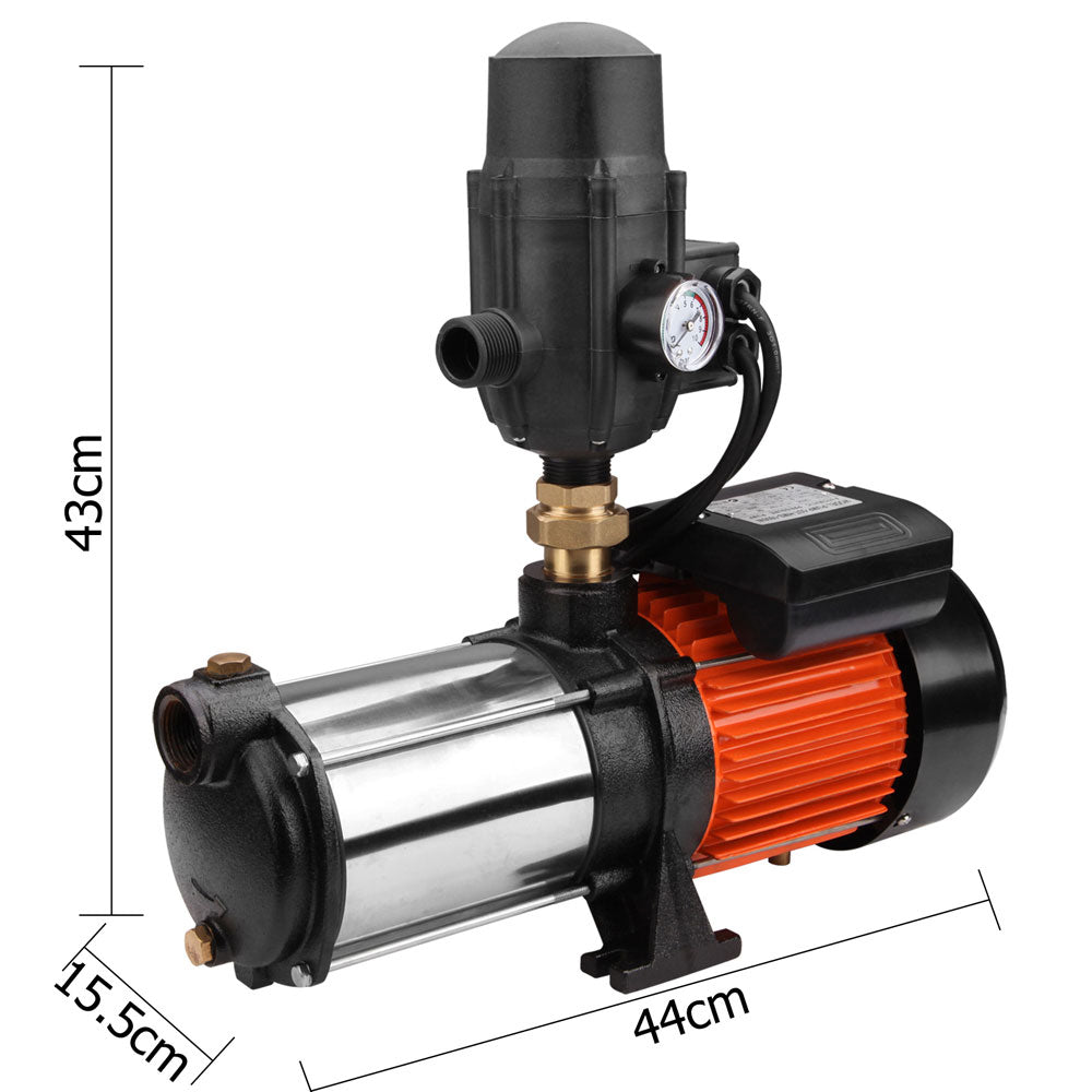 Giantz Water Pump High Pressure Multi Stage Farm Rain Tank Irrigation Garden