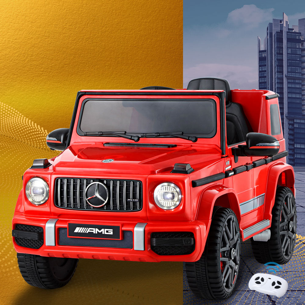 Kids Ride On Car Electric Mercedes Benz Licensed Toys 12V Battery Red New Aim catalogue