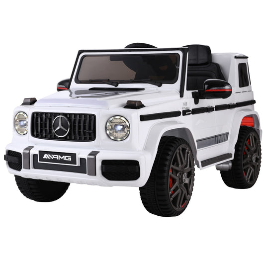 Mercedes-Benz Kids Ride On Car Electric AMG G63 Licensed Remote Cars 12V White