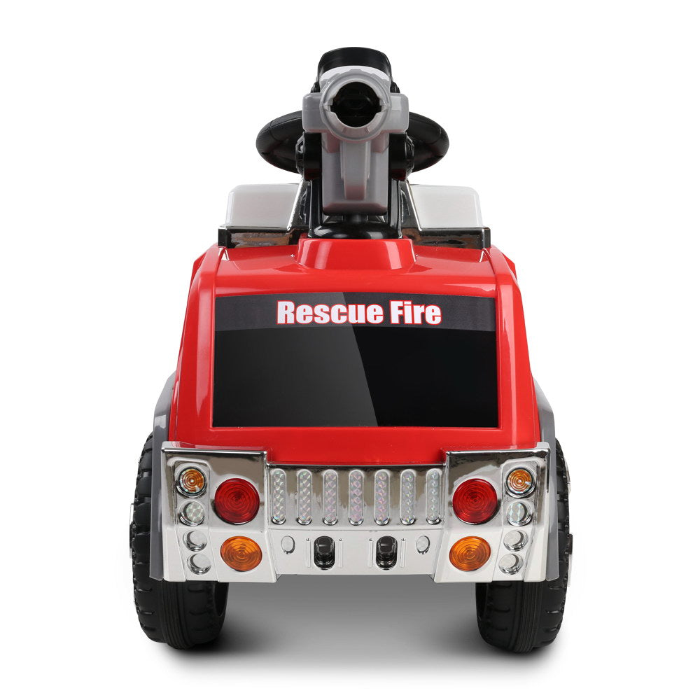 Rigo Kids Ride On Fire Truck Motorbike Motorcycle Car Red Grey