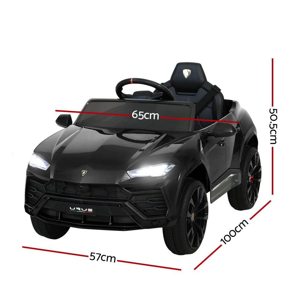 12V Electric Kids Ride On Toy Car Licensed Lamborghini URUS Remote Control Black