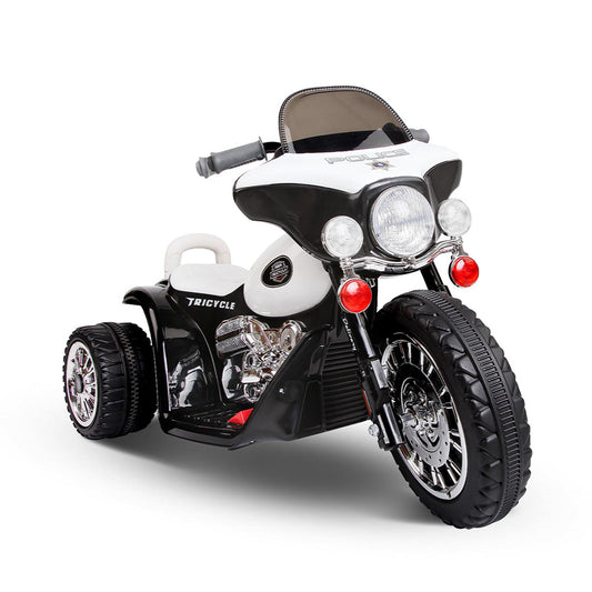 Rigo Kids Ride On Motorbike Motorcycle Toys Black White