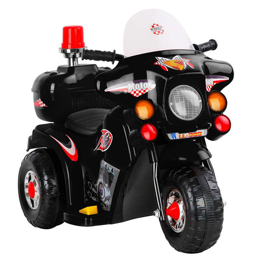 Rigo Kids Ride On Motorbike Motorcycle Car Black