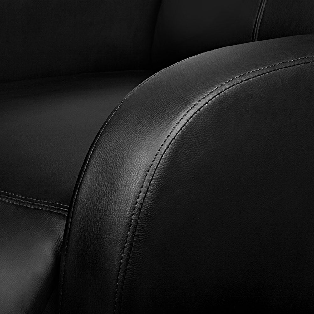 Artiss PU Leather Reclining Armchair - Black