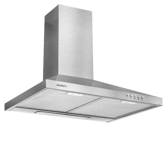 DEVANTi 600mm Rangehood Stainless Steel Range Hood Home Kitchen Canopy