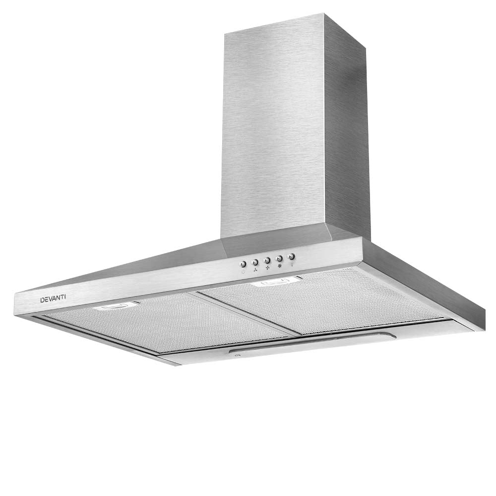 DEVANTi 600mm Rangehood Stainless Steel Range Hood Home Kitchen Canopy