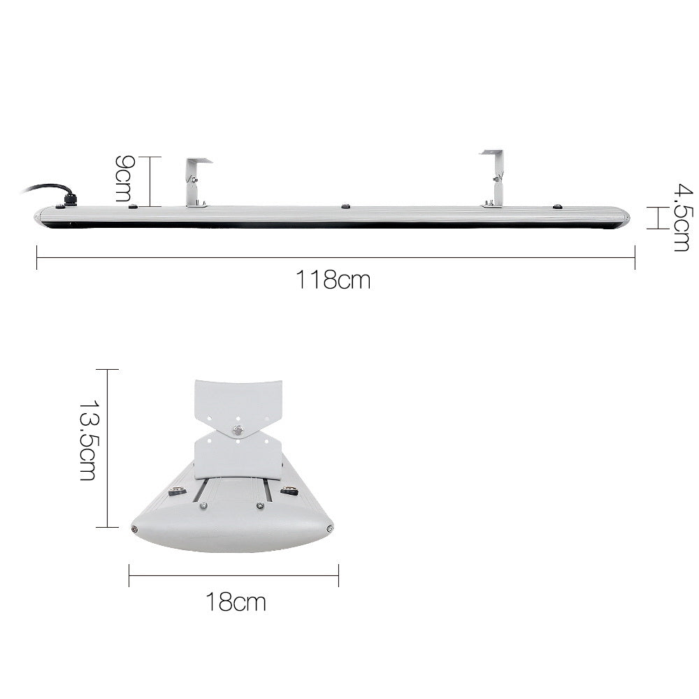 Devanti 2x 2400W Electric Infared Radiant Strip Heater Panel Heat Bar Outdoor