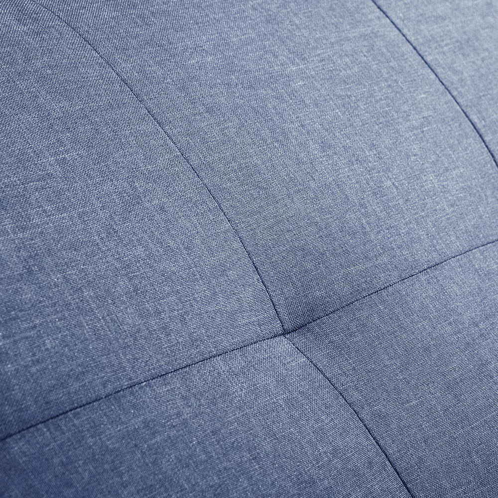 Artiss 3 Seater Fabric Lounge Chair - Blue
