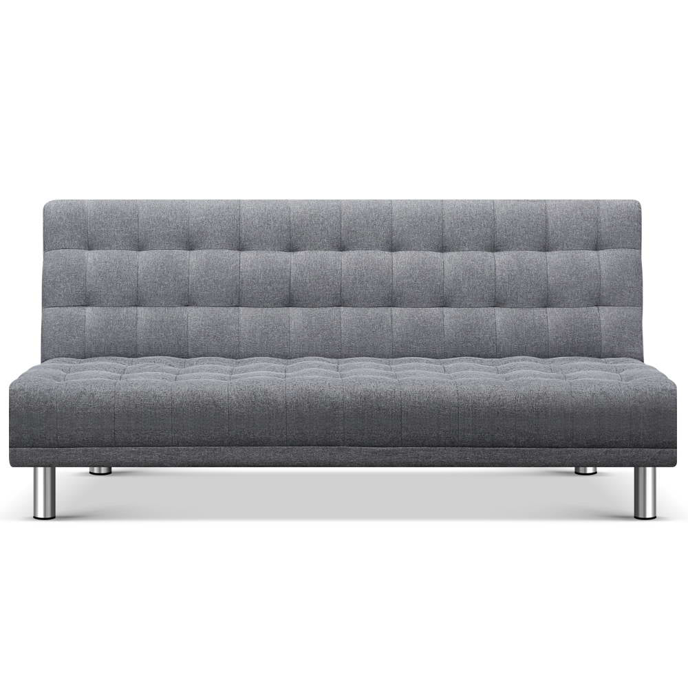 Artiss Modular Fabric Sofa Bed - Grey