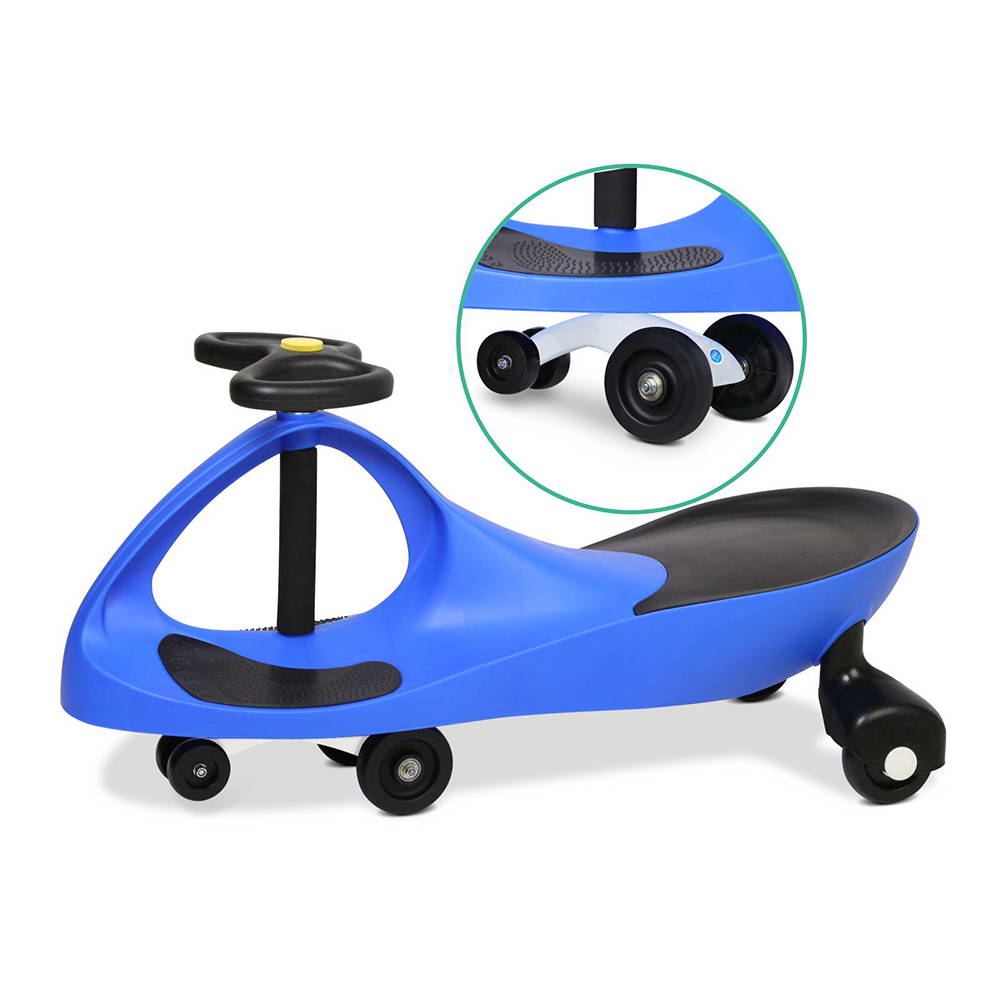 Rigo Kids Ride On Swing Car - Blue