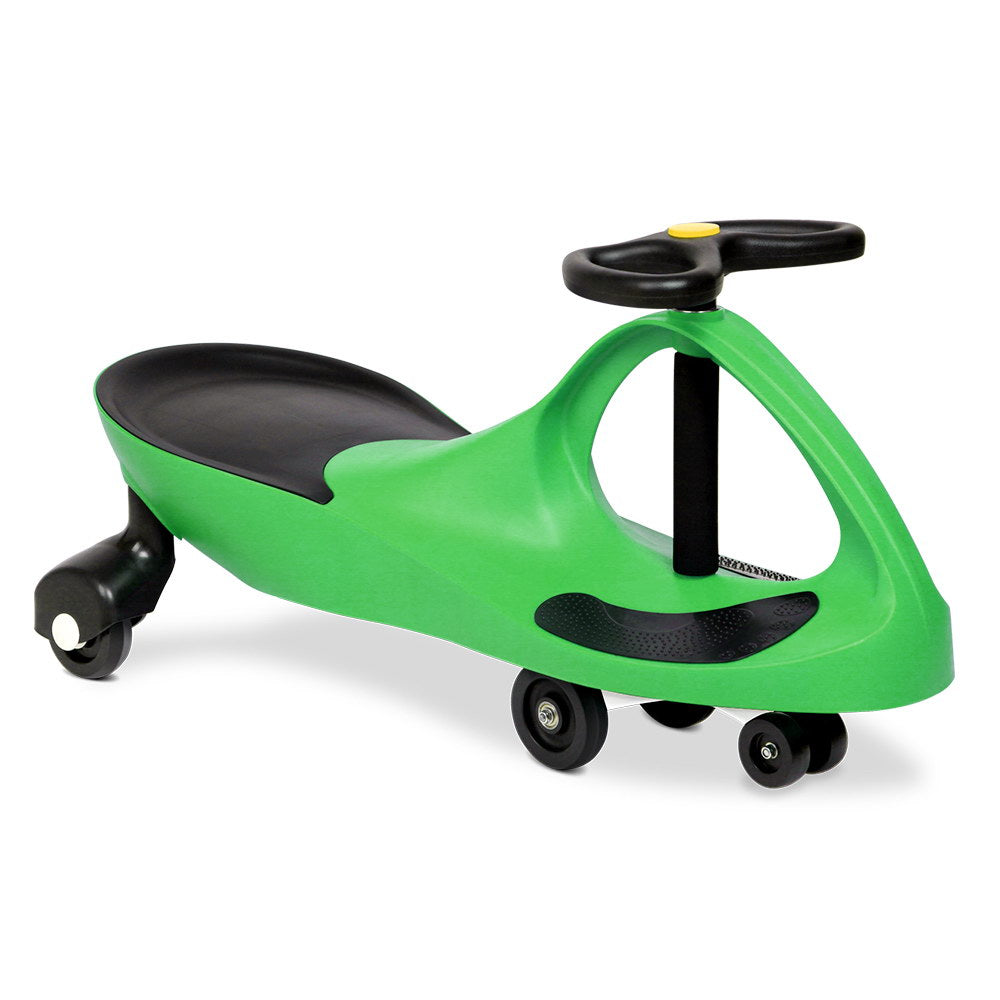 Keezi Kids Ride On Swing Car  -Green