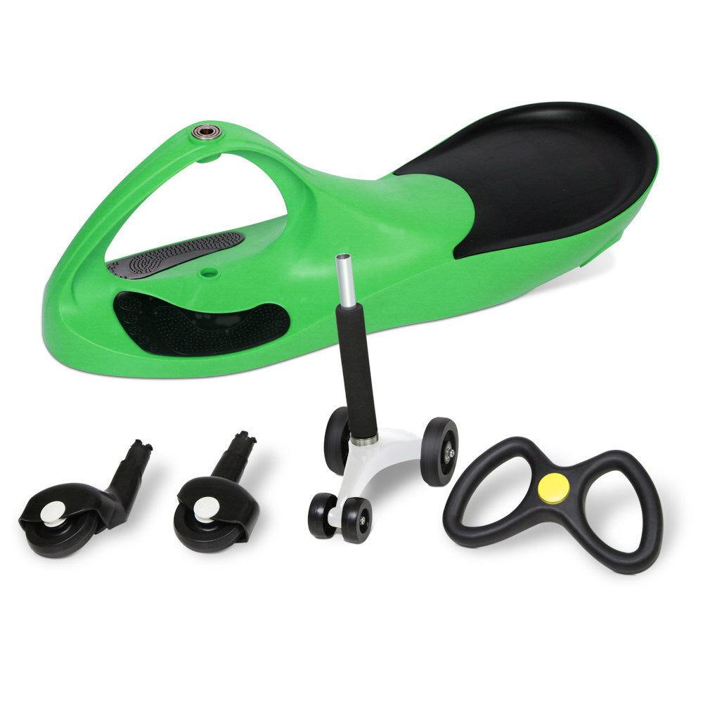 Rigo Kids Ride On Swing Car  -Green