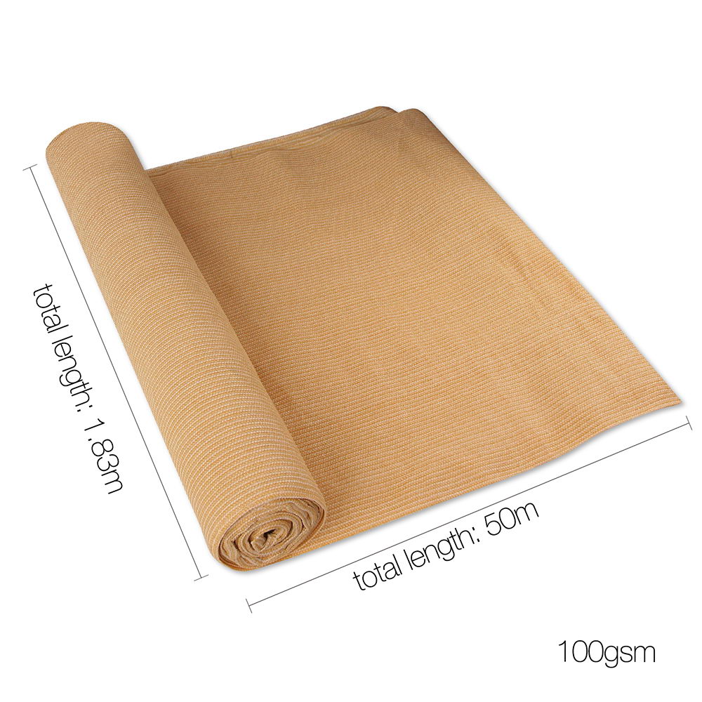 Instahut 1.83 x 50m Shade Sail Cloth - Beige