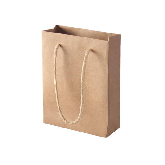 100pcs Kraft Paper Carry Bags Shopping Gift Bag Bulk Brown 150 x 200 x 60mm