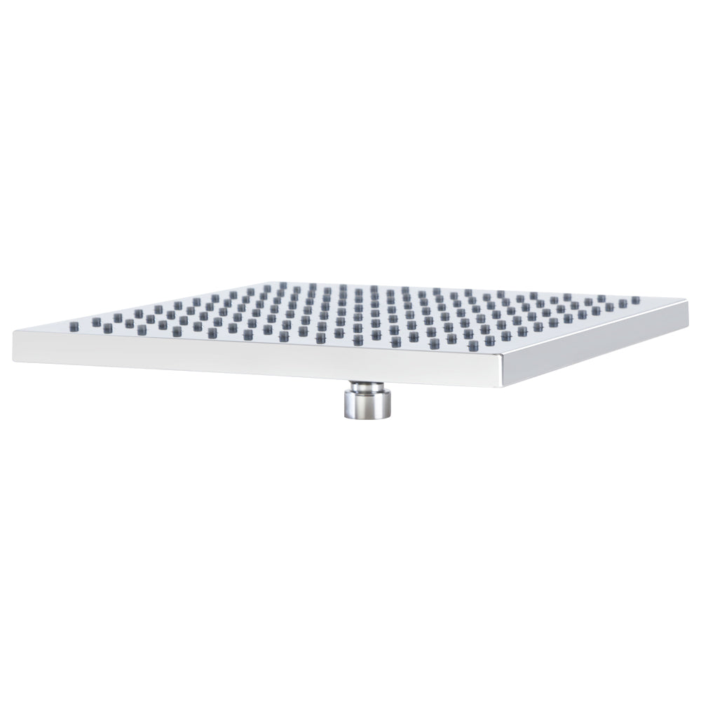 WELS Square 10 inch Rain Overhead Shower Head Replacement Chrome