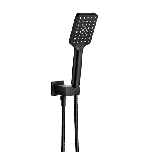 Handheld Shower Head Holder 3.1'' High Pressure Black