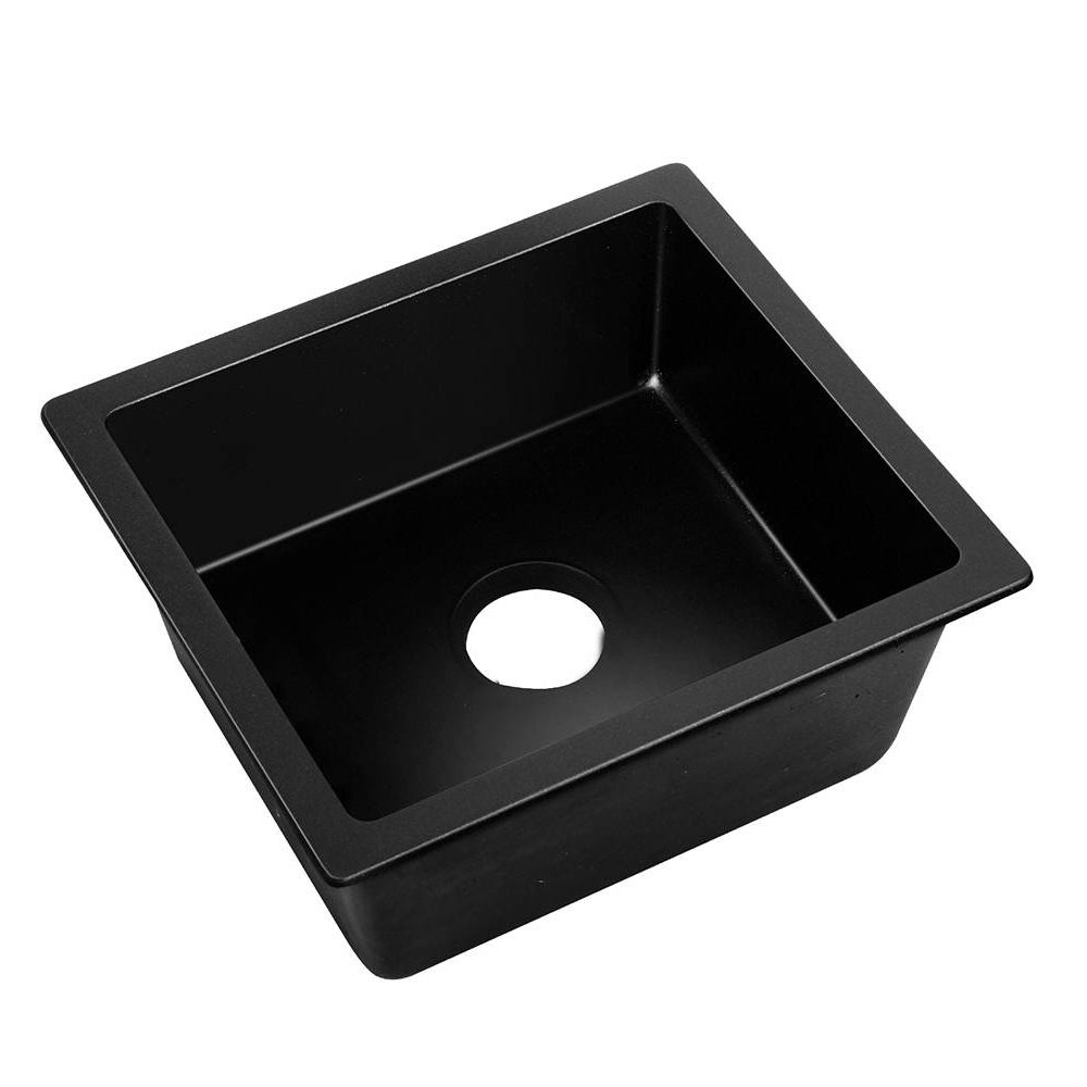 Cefito 460 x 410 mm Granite Stone Sink - Black