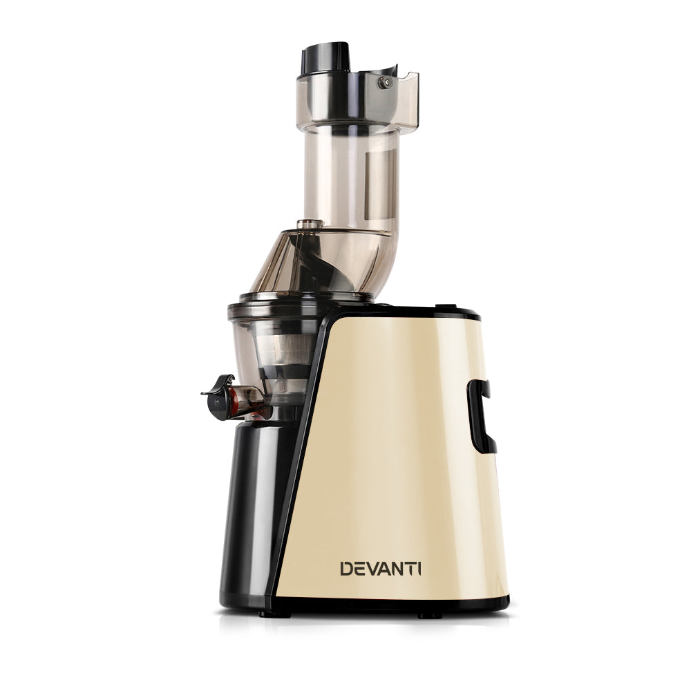 Devanti Cold Press Slow Juicer Gold