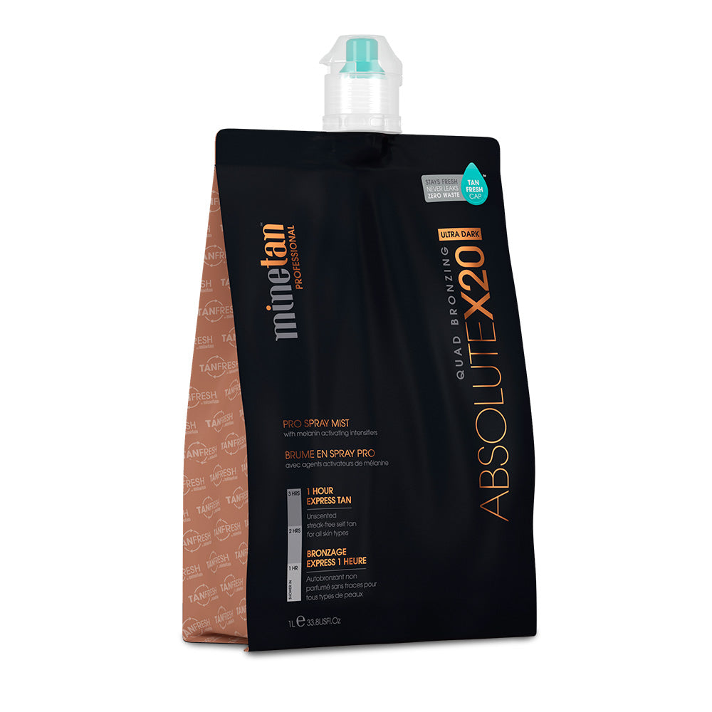 Minetan Professional Sunless Spray Tan Solution - Absolute