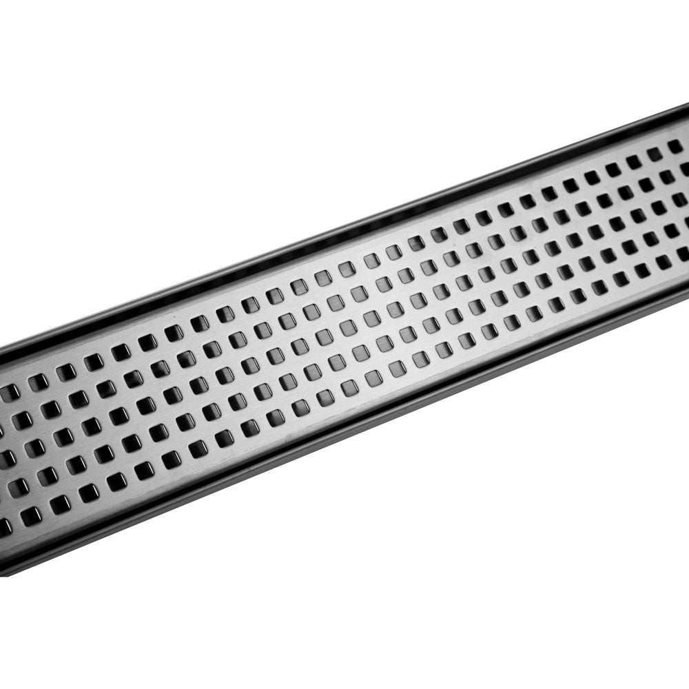 115x115mm Stainless Steel Shower Grate Tile Drain Square Bathroom Home