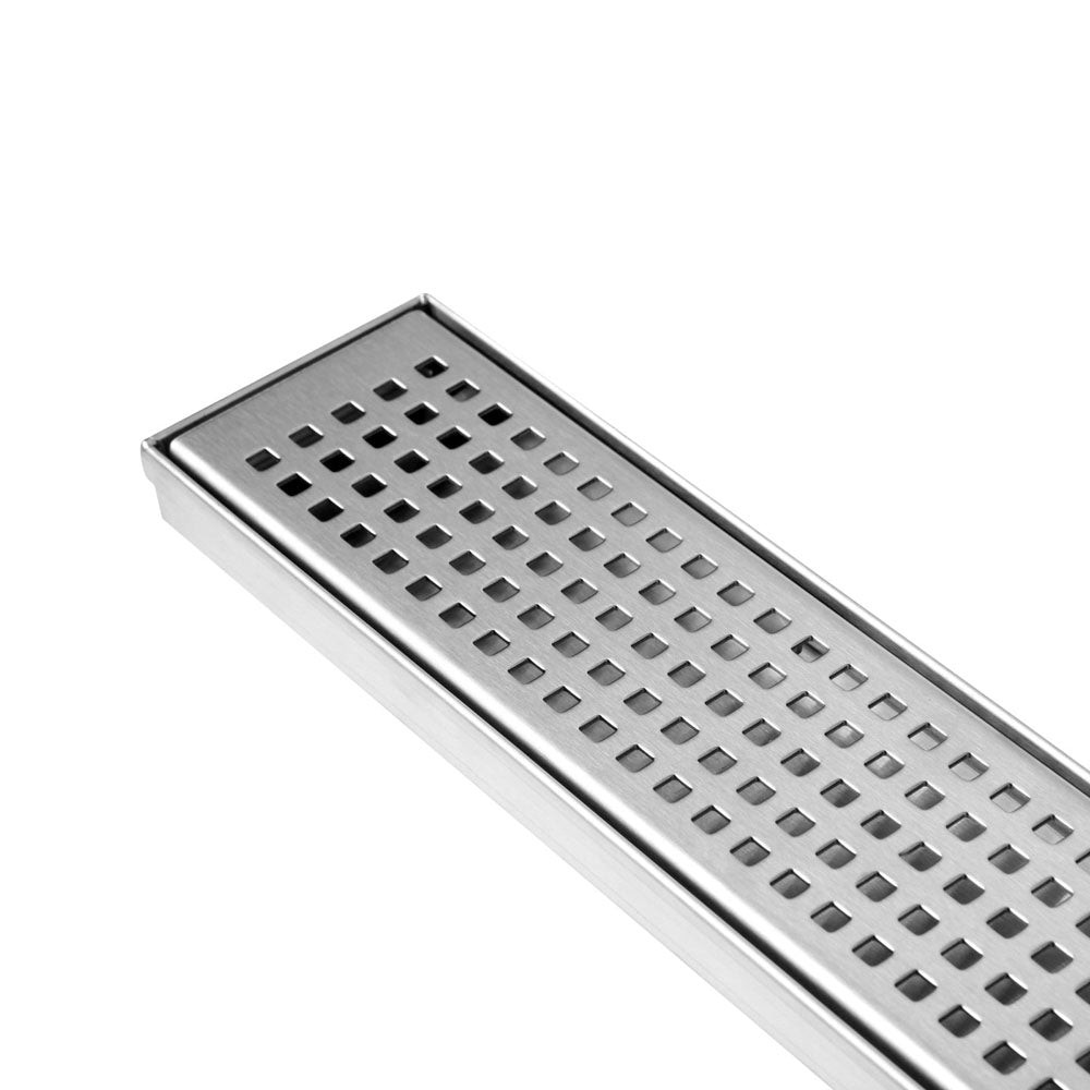 115x115mm Stainless Steel Shower Grate Tile Drain Square Bathroom Home