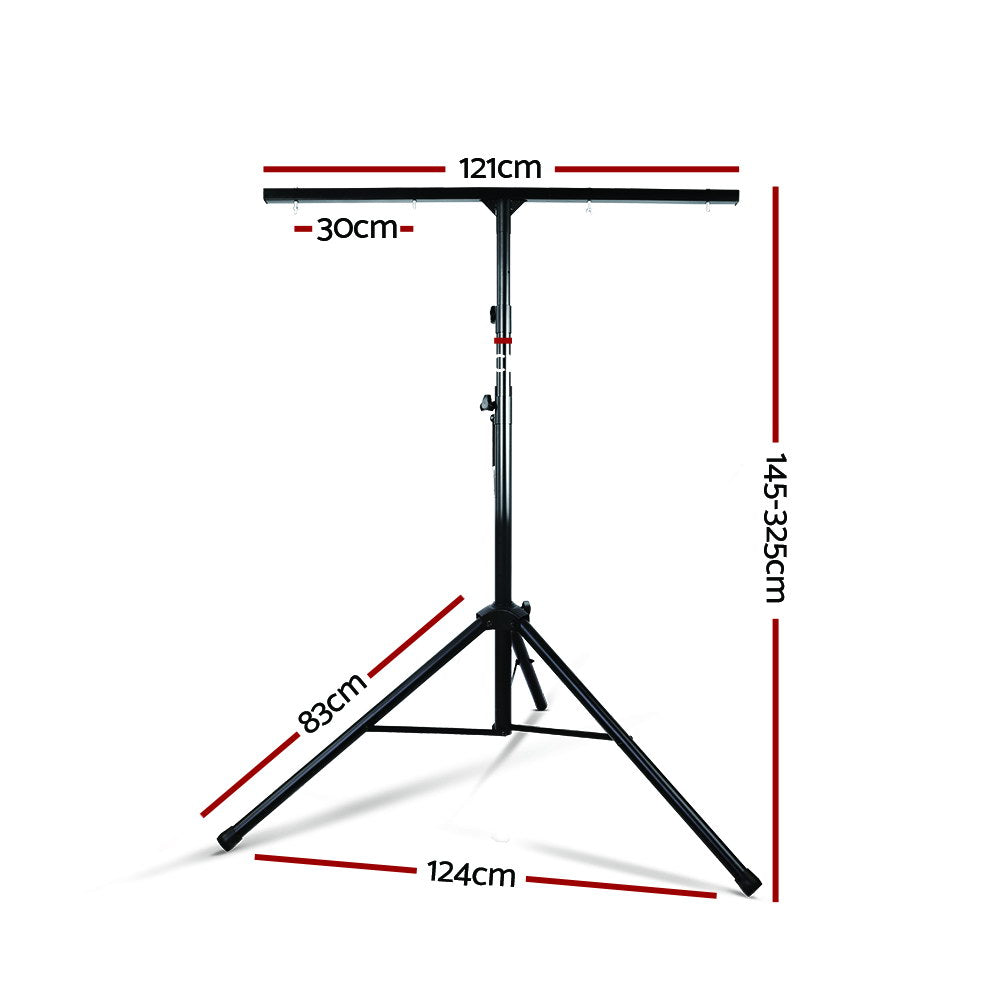 Adjustable T-Bar Lighting Tripod - Black