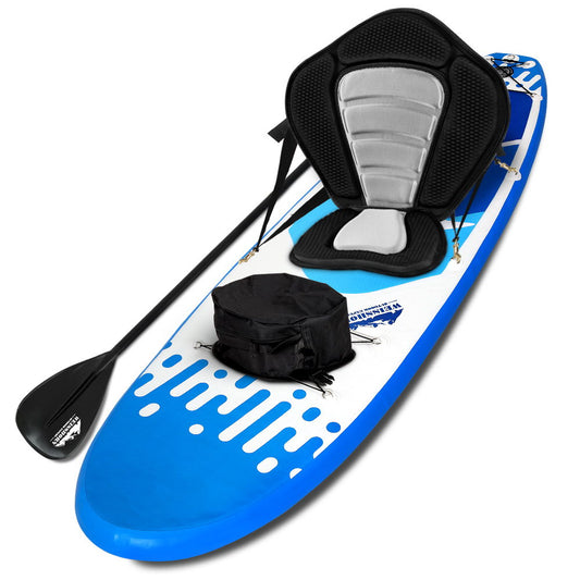 Weisshorn Stand Up Paddle Boards 10 Inflatable SUP Surfboard Paddleboard Kayak Seat Blue