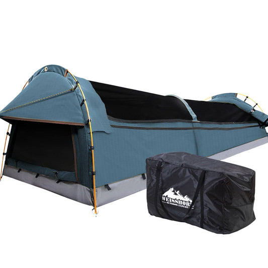 Weisshorn Swags Double Camping Swag Water Reistant Ripstop Canvas 2 Person