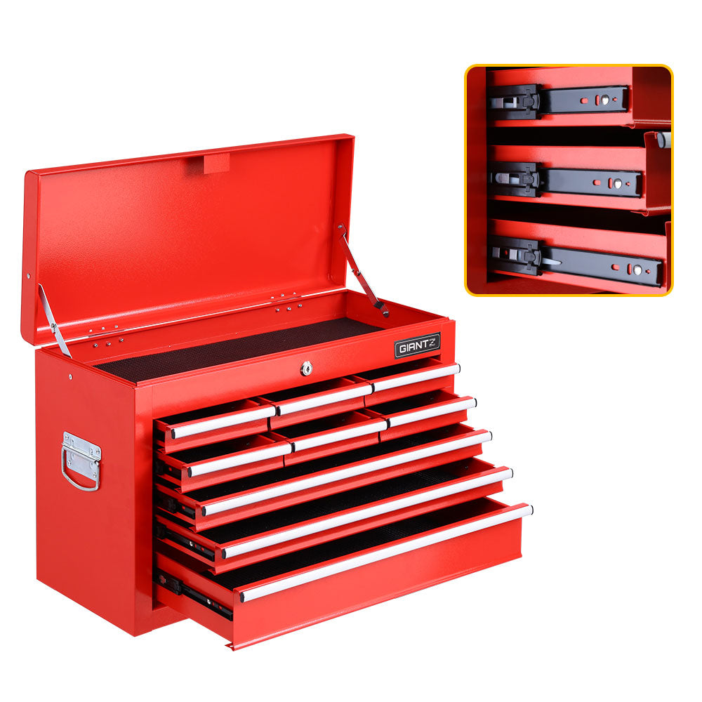 Giantz Tool Box Chest Cabinet Trolley Cart Garage Mechanic Toolbox Storage Red