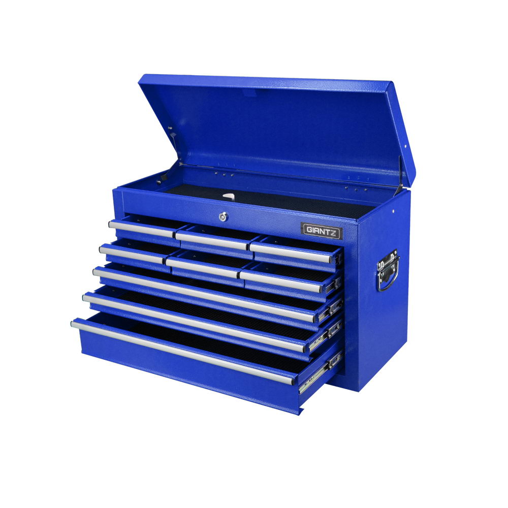 Giantz 9 Drawer Mechanic Tool Box Storage Chest - Blue