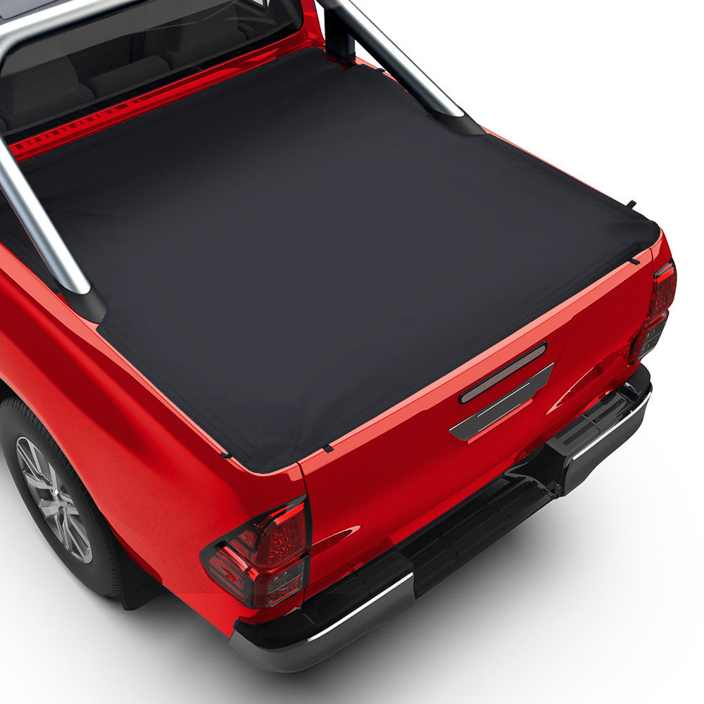 Weisshorn Fit TOYOTA HILUX SR5 A-DECK DUAL CAB Tonneau Cover Clip On UTE Truck