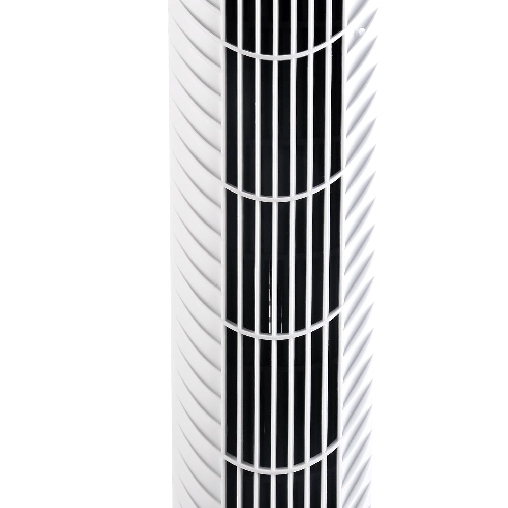 Devanti Portable Cross Flow Tower Fan - White