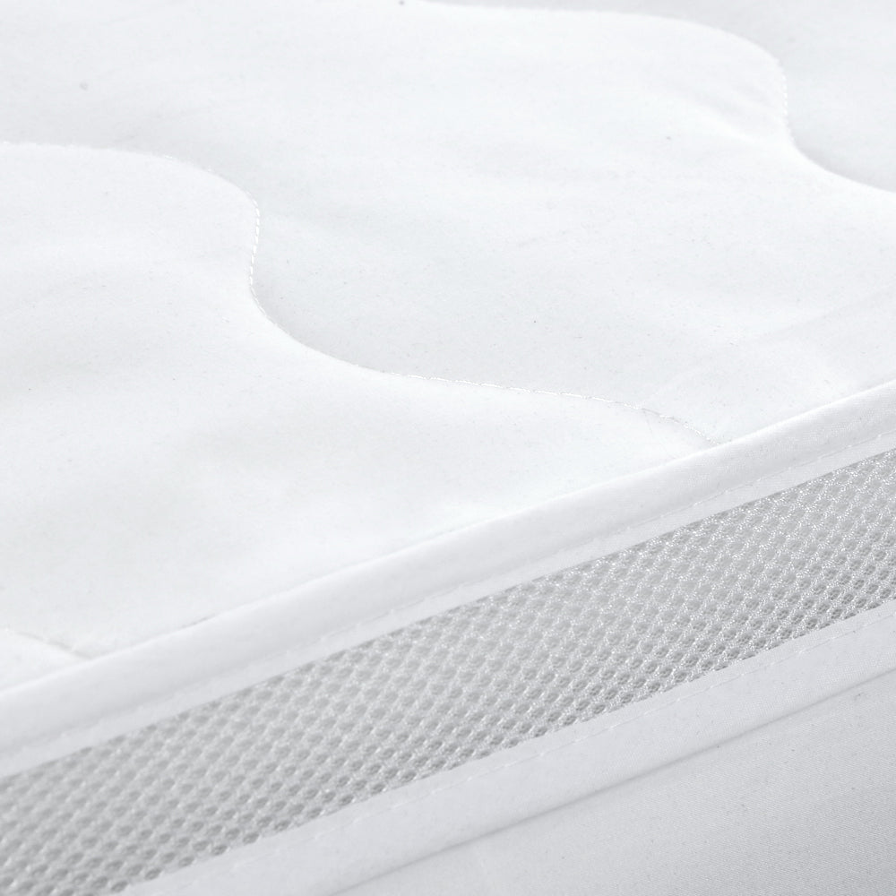 Giselle Bedding 1000GSM Mesh Pillowtop Mattress Topper Protector Cover Double