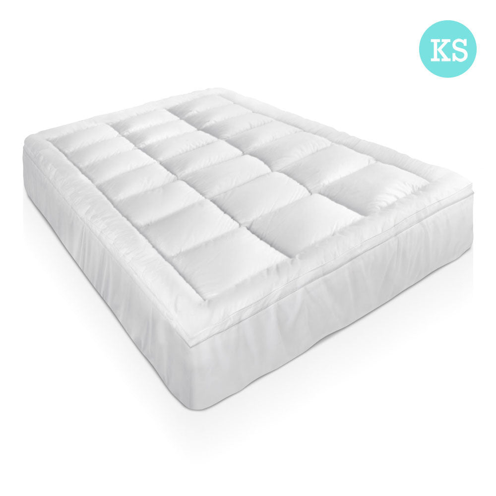 Giselle Bedding King Single Size Bamboo Matress Topper 