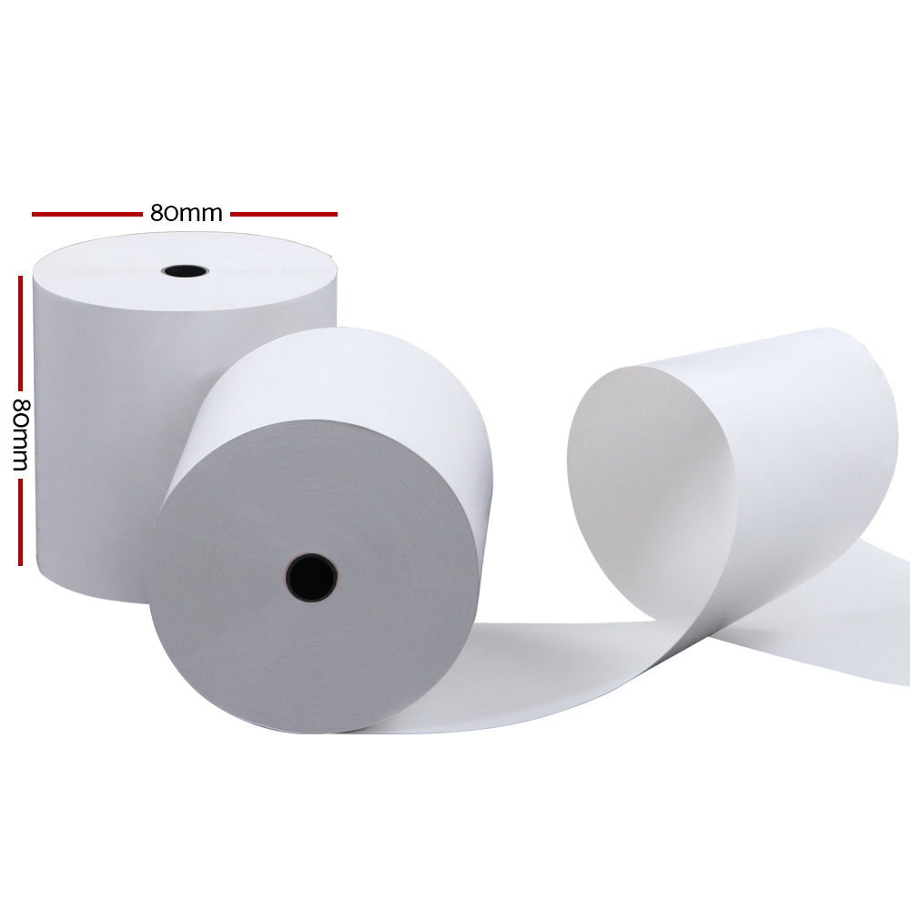 50 Bulk Thermal Paper Rolls 80x80 mm Cash Register Receipt Roll Eftpos Papers