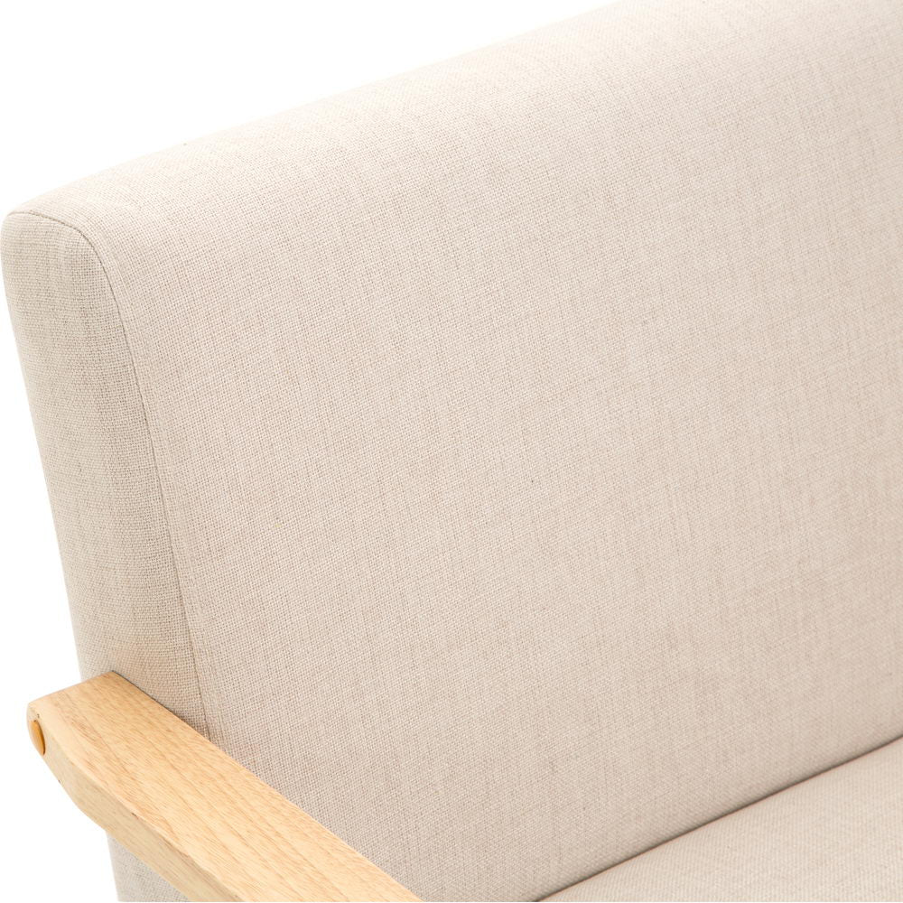 Artiss 2 Seater Fabric Sofa Chair - Beige