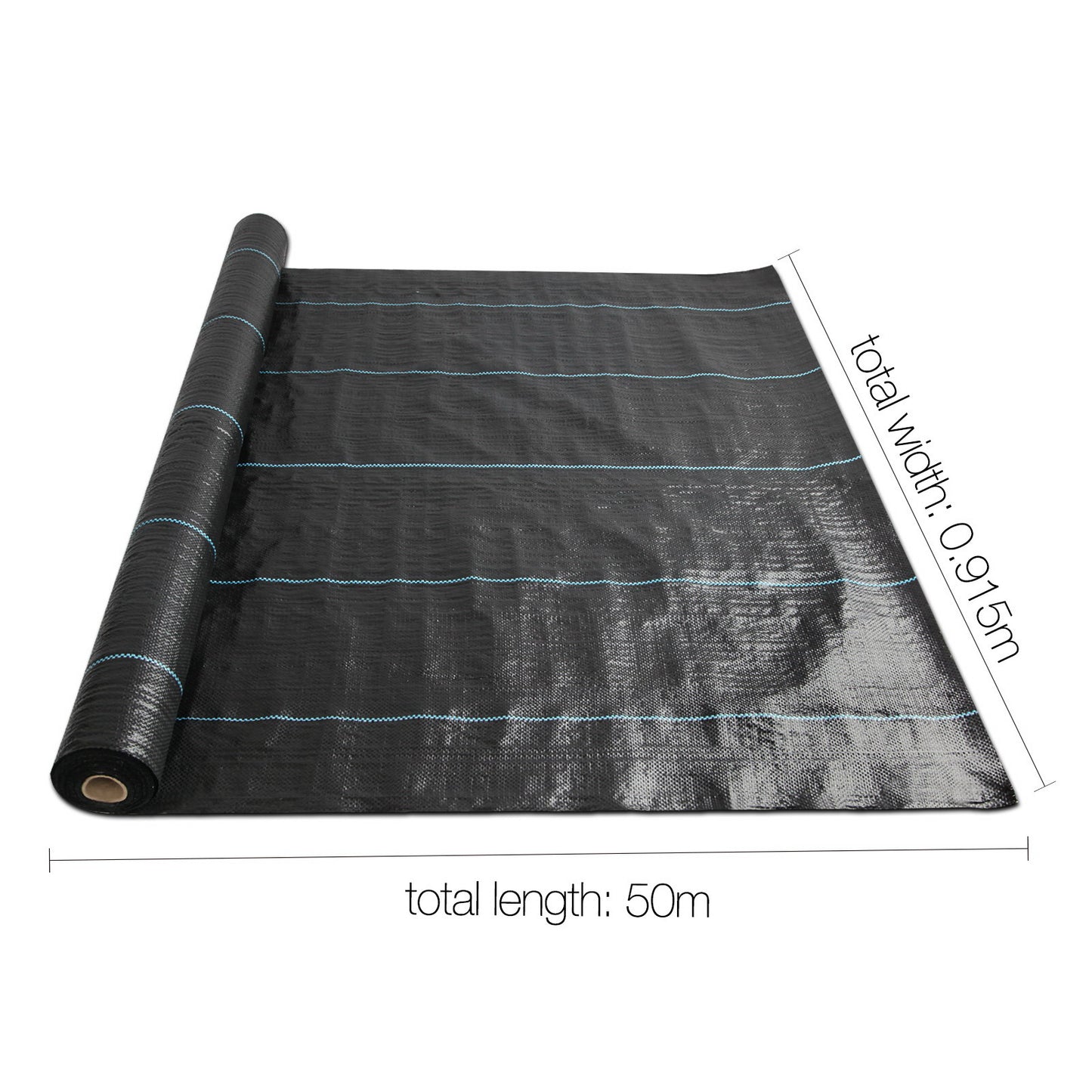 Instahut Weed Control Mat - Black