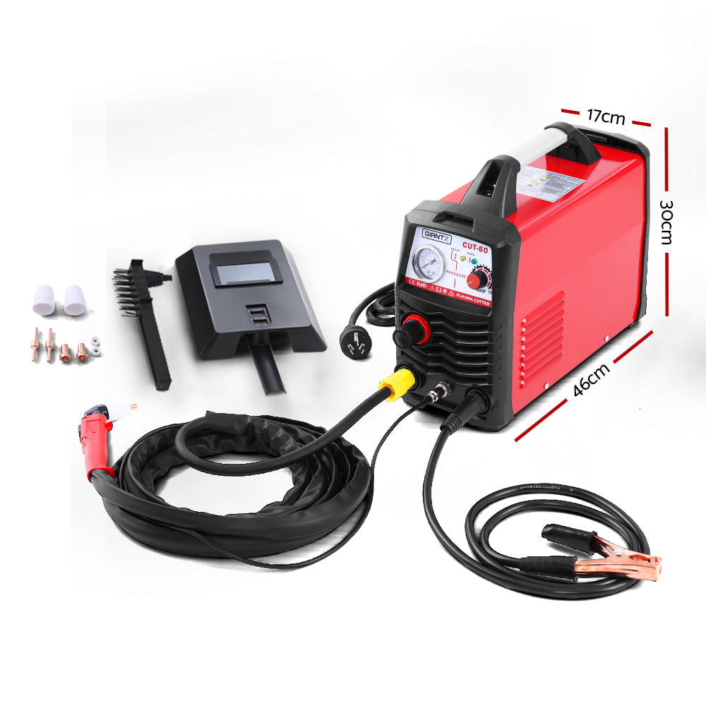 Giantz 60Amp Inverter Welder Plasma Cutter Gas DC iGBT Welding Machine Portable