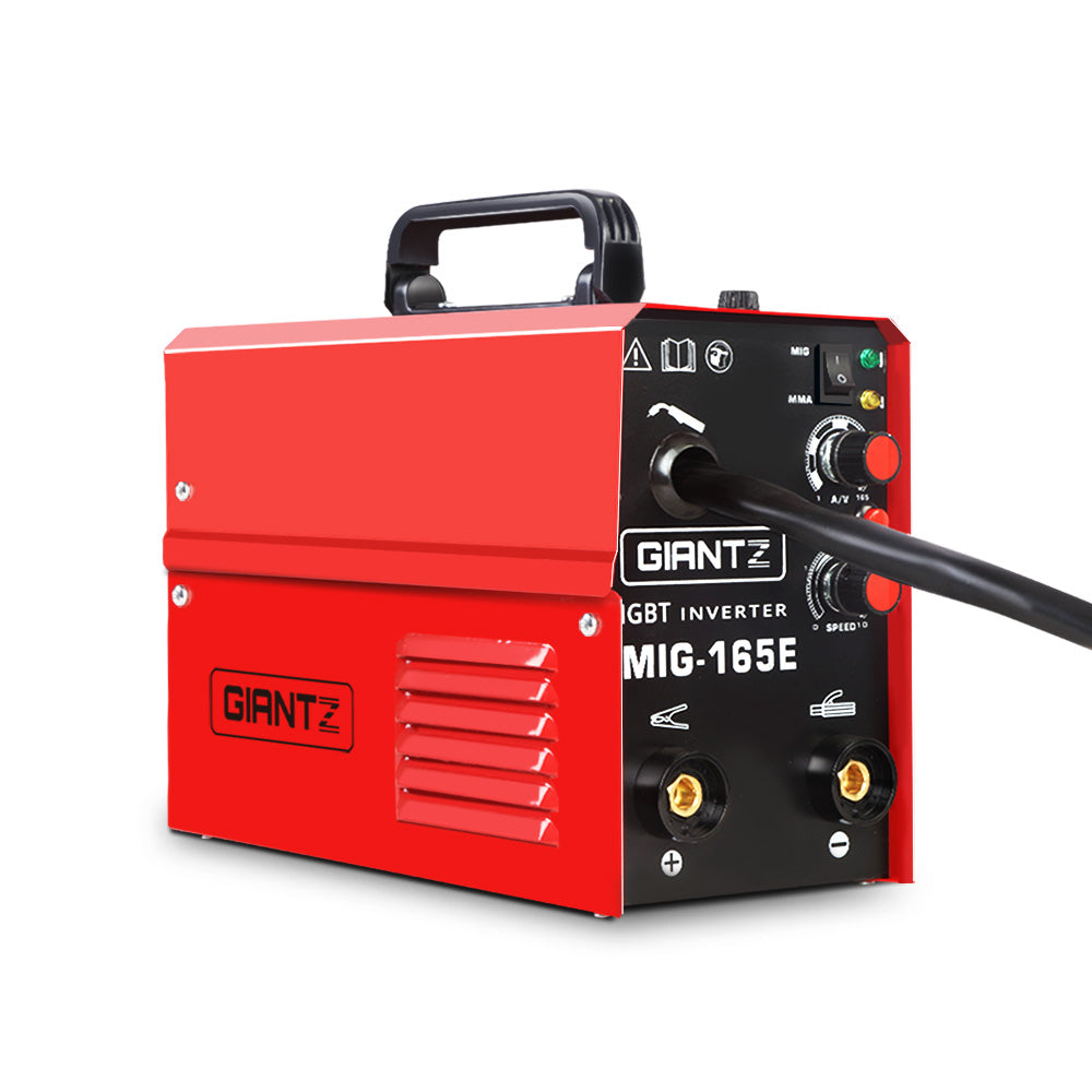 GIANTZ DC Inverter Welder MIG MAG MMA ARC Welding Machine Gasless Portable 165A